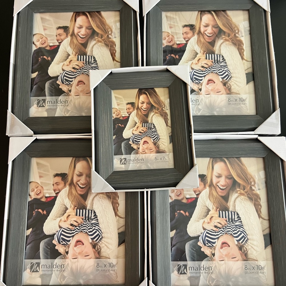 Malden Black Photo Frame Set - Picture 4 of 5
